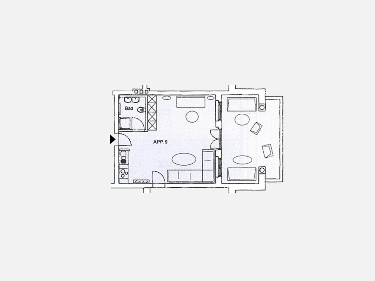 Kaiservillen Heringsdorf - 1-Raum-Appartement Mit Balkon Ik9 Extérieur photo